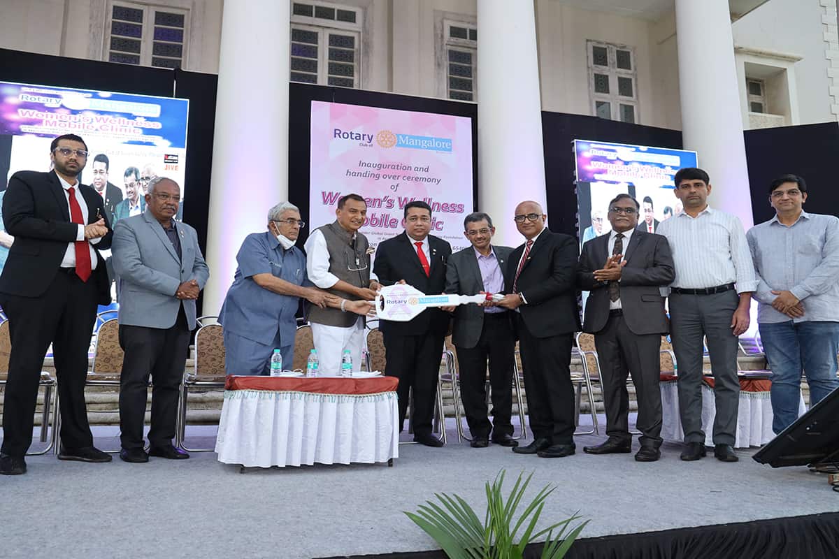 Rotary Club of Mangalore Launched ‘Women’s Wellness Mobile Clinic’ Rotary Club of Mangalore Launched ‘Women’s Wellness Mobile Clinic’
