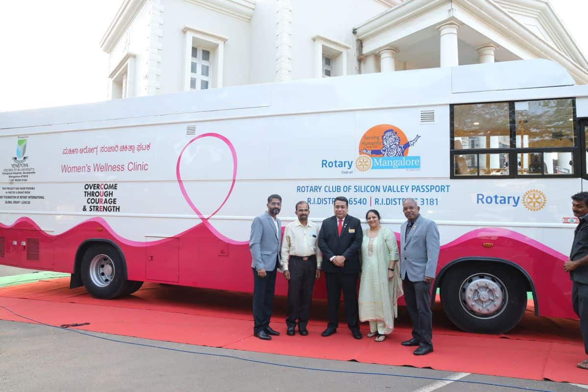 Rotary Club of Mangalore Launched ‘Women’s Wellness Mobile Clinic’ Rotary Club of Mangalore Launched ‘Women’s Wellness Mobile Clinic’