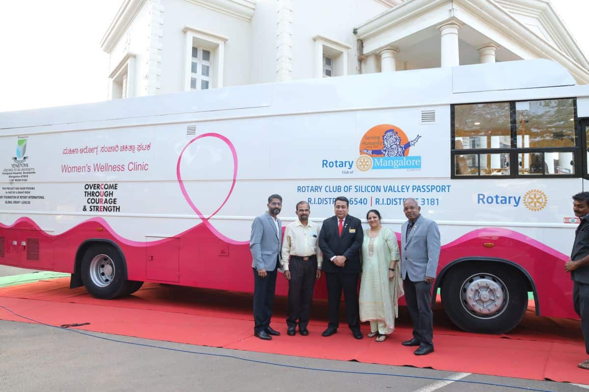 Rotary Club of Mangalore Launched ‘Women’s Wellness Mobile Clinic’