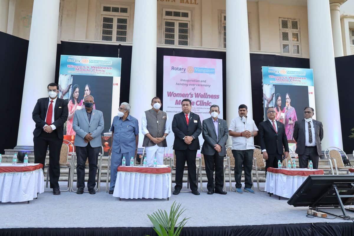 Rotary Club of Mangalore Launched ‘Women’s Wellness Mobile Clinic’ Rotary Club of Mangalore Launched ‘Women’s Wellness Mobile Clinic’