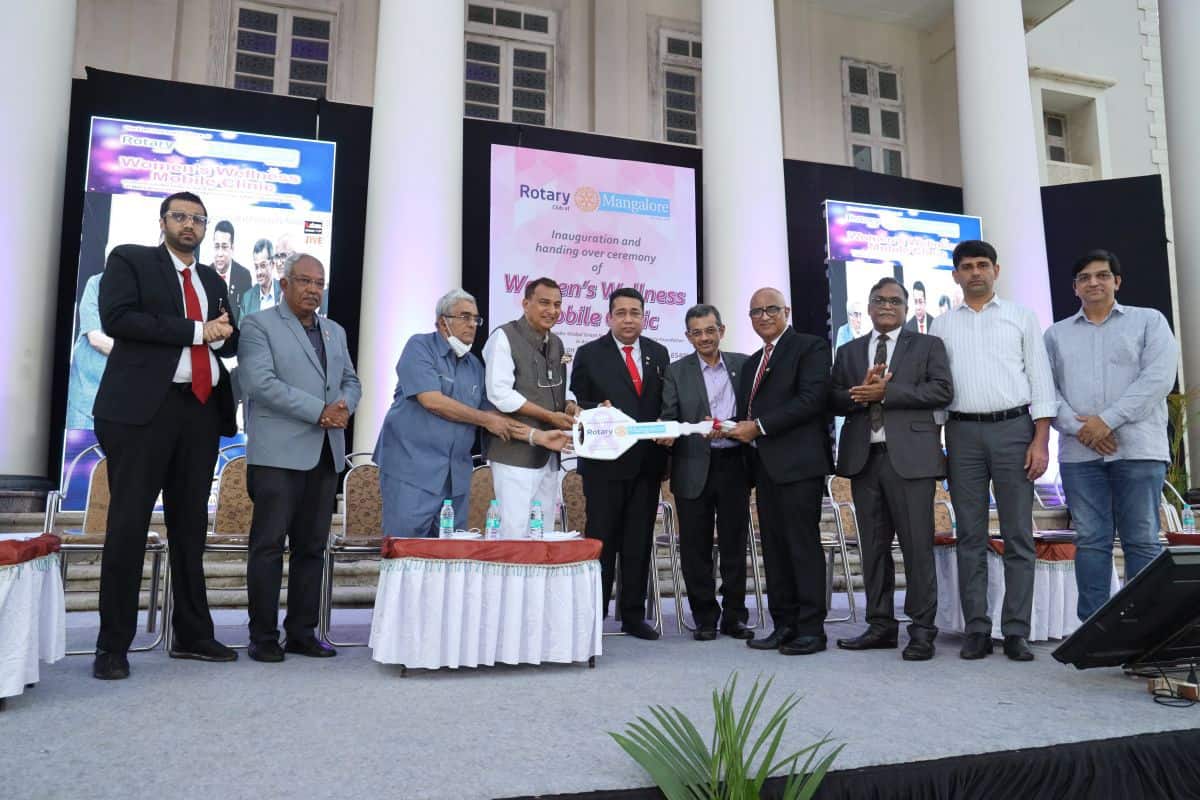 Rotary Club of Mangalore Launched ‘Women’s Wellness Mobile Clinic’ Rotary Club of Mangalore Launched ‘Women’s Wellness Mobile Clinic’