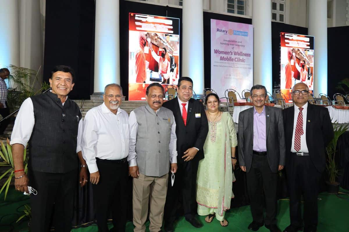 Rotary Club of Mangalore Launched ‘Women’s Wellness Mobile Clinic’ Rotary Club of Mangalore Launched ‘Women’s Wellness Mobile Clinic’