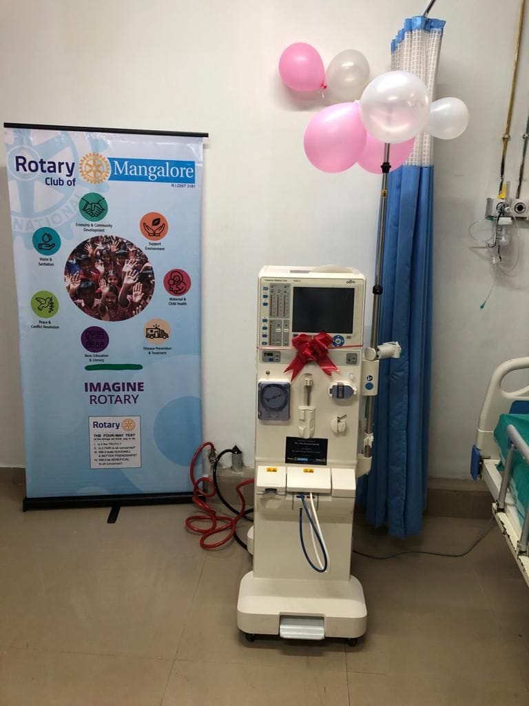 rotary-donation-dialysis-machine-srinivasa-hospital-mukka-01 Rotary Spelling Bee Contest Prize Distribution