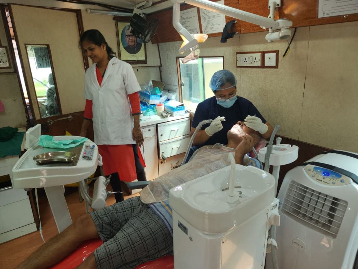 Dental checkup camp at St. Anthony old age home Dental checkup camp at St. Anthony old age home