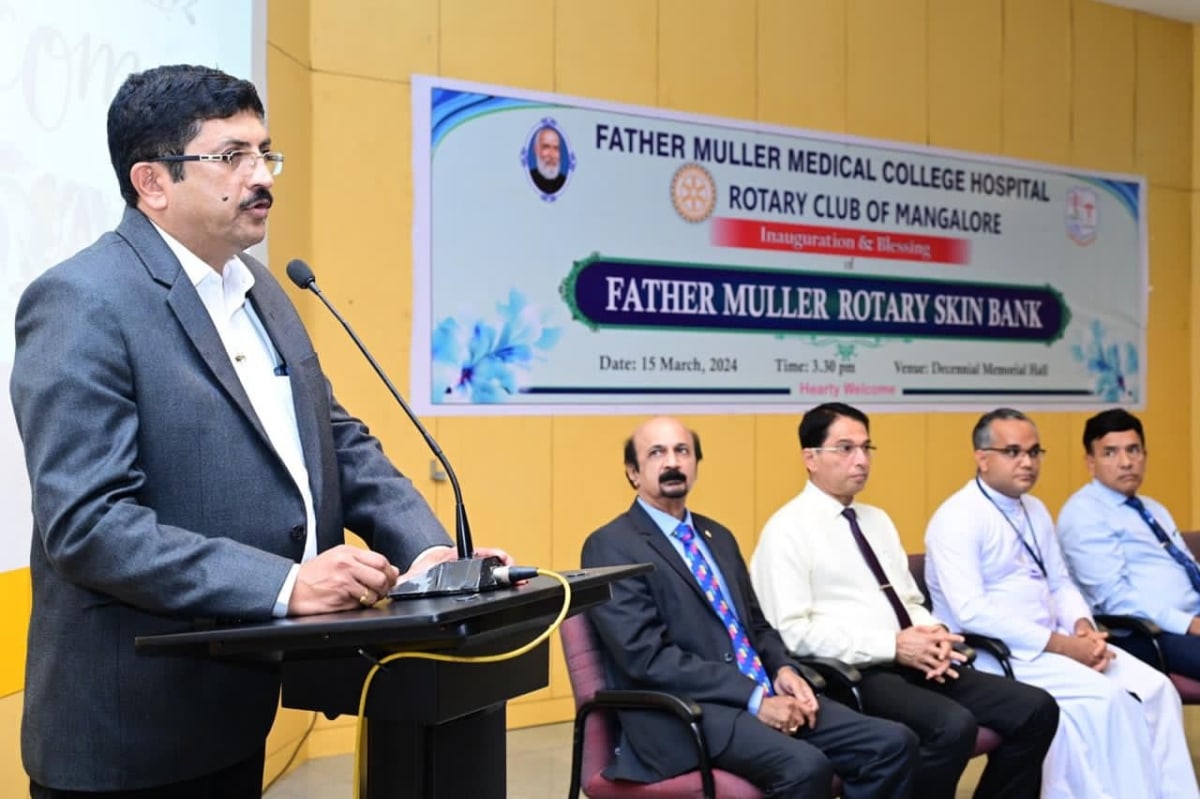 Inauguration of the Father Muller Rotary Skin Bank Inauguration of the Father Muller Rotary Skin Bank