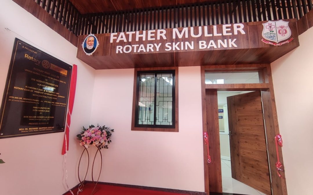 Inauguration of the Father Muller Rotary Skin Bank