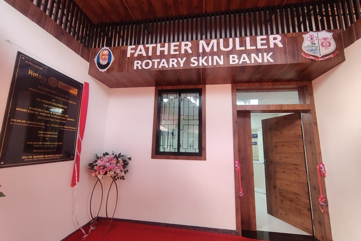 Inauguration of the Father Muller Rotary Skin Bank