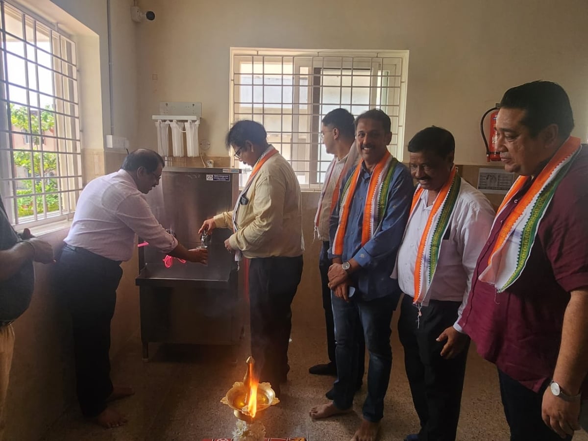 Water Cooler donation to Lady Goschen Hospital, Mangalore